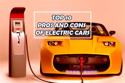 Top 10 Pros and Cons Of Electric Cars - Cars Techie