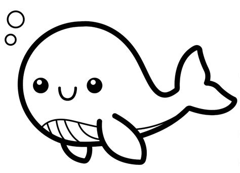 Whale Coloring Pages Printable for Free Download