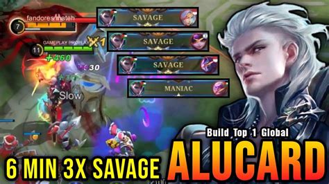 3x SAVAGE in 6 MIN!! Alucard New Build (PLEASE TRY) - Build Top 1 Global Alucard ~ MLBB - YouTube