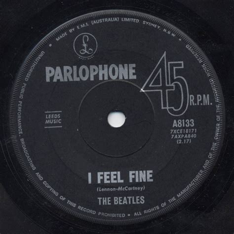 The Beatles – I Feel Fine (Vinyl) - Discogs