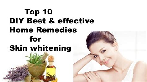 Top 10 DIY Best & effective Home Remedies for Skin whitening - YouTube