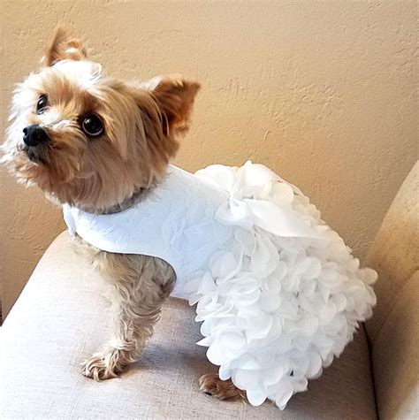 Dog Wedding Dress Dog Dress Dog Clothing Pet Clothing