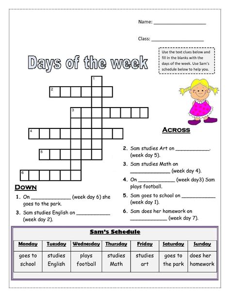 Days of the Week Worksheets | Activity Shelter