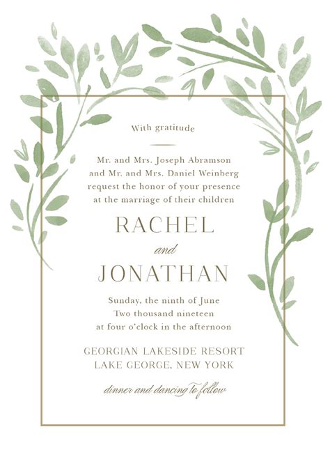 Are Grooms Parents Names Included On Wedding Invitations?