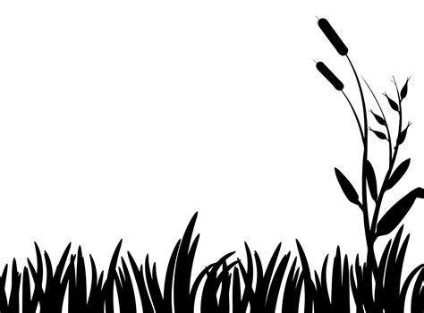 Grass Silhouette Clipart Free Stock Photo - Public Domain Pictures