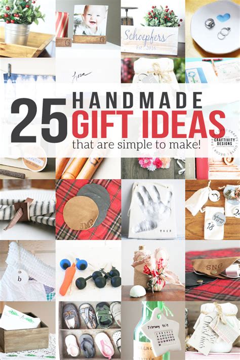 25+ Handmade Gift Ideas (that are simple!) – Craftivity Designs