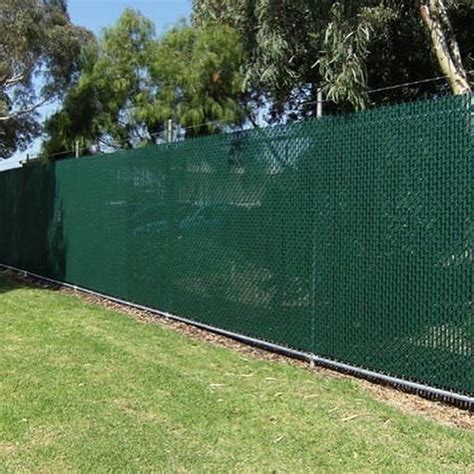 Diy Privacy Screen For Chain Link Fence / Ncsna 8 Ft X 50 Ft L Black ...