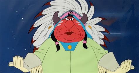 Animation Collection: Original Production Animation Cel of The Indian Chief from "Peter Pan," 1953