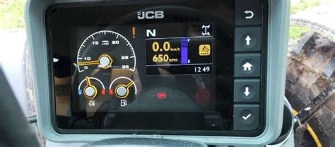 JCB Loader Dashboard Warning Lights and Symbols, Means