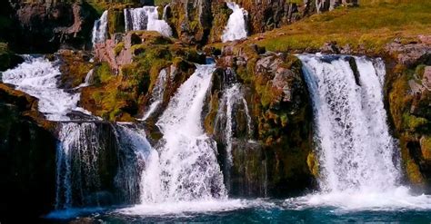 Waterfalls Falling into Lake Free Stock Video Footage, Royalty-Free 4K ...