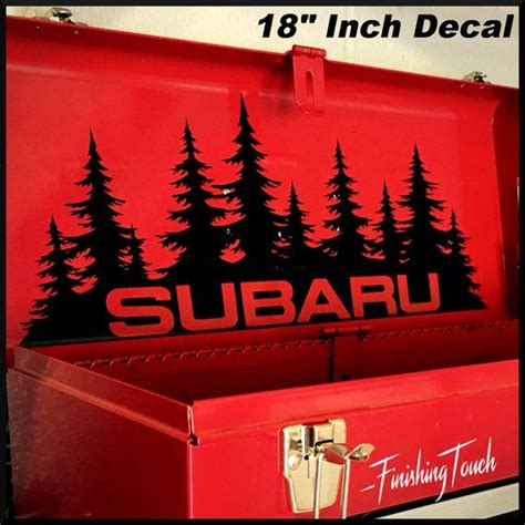 Subaru forest Decal Custom Vinyl Graphic for Door or window, multiple size and color options ...