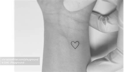 Wrist Tattoo Heart