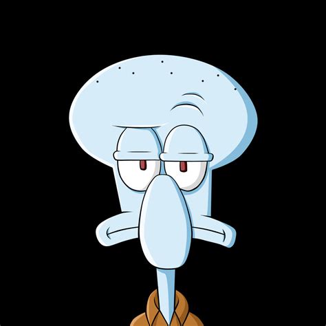 Squidward. by moxie2D on DeviantArt