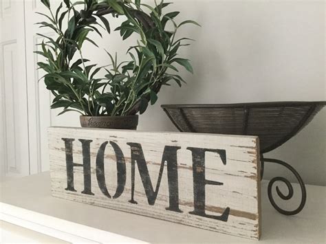 Reclaimed wood HOME sign recycled wood home sign weathered