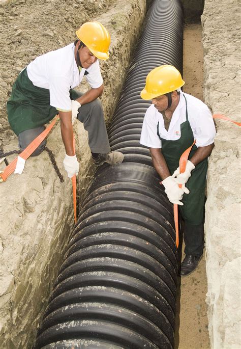 Double wall corrugated(DWC) HDPE Pipes | tradekorea