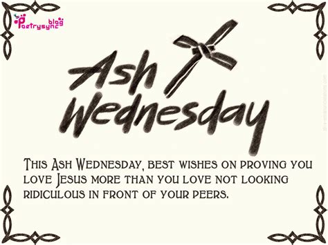 Poetry: Ash Wednesday Quotes and Sayings with Wishes Images Cards | Ash wednesday, Wednesday ...