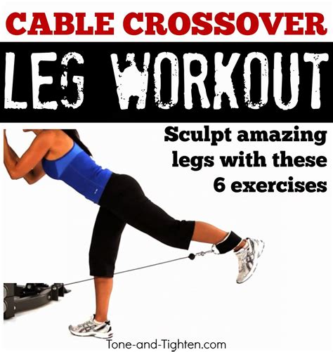 Best lower body exercises on cable machine – Leg workout on crossover machine at gym | Lower ...