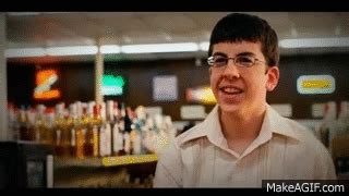 Scene from "Superbad" (HD, 3D film) - ' McLovin (Fogell) gets dropped like a bag of dirt' punch ...