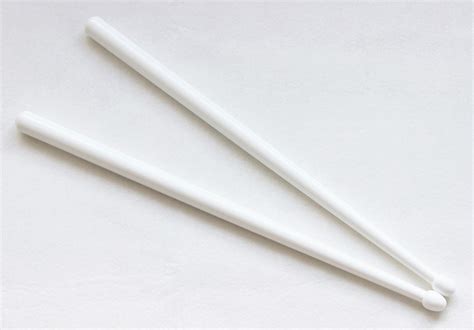 TMBS RM2 Side Drum Sticks, All White finish - The Marching Band Shop