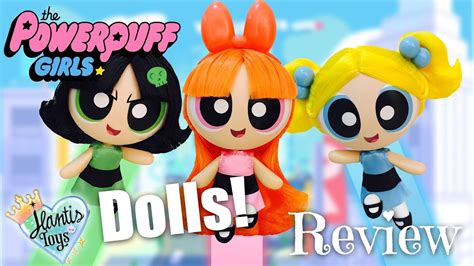 POWERPUFF GIRLS DELUXE DOLLS with ROOTED HAIR - REVIEW & UNBOXING - YouTube