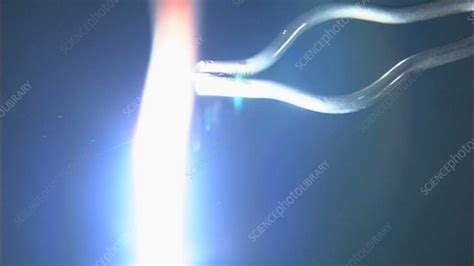 Burning magnesium ribbon - Stock Video Clip - K001/3562 - Science Photo ...