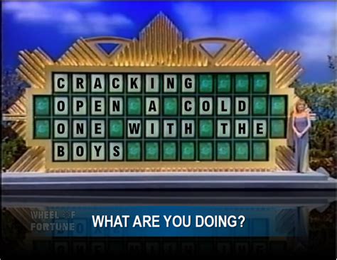 "Pat, I'd like to solve the puzzle." | Wheel of Fortune Puzzle Board Parodies | Know Your Meme