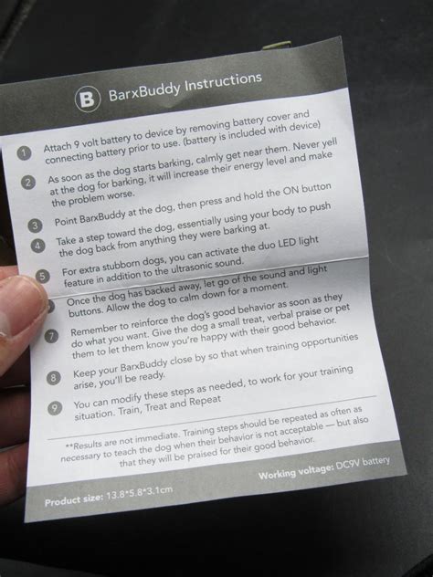 Barx Buddy Ultrasonic Training Tool For Dogs | EstateSales.org