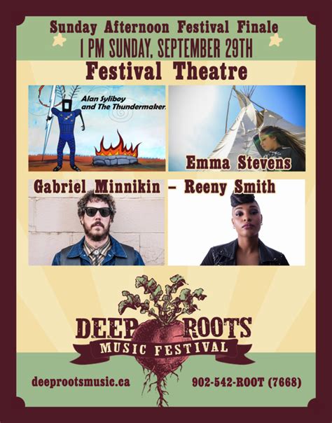 Deep Roots - Festival Finale at Festival Theatre, Wolfville (September ...