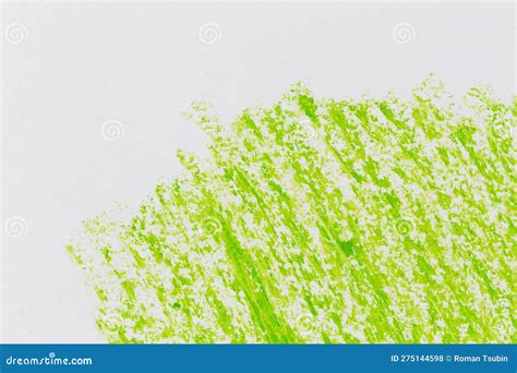 Green Color Crayon Hand Drawing Texture Stock Photo - Image of creativity, color: 275144598