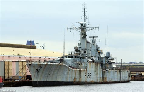 HMS Plymouth: Falklands frigate lies rusting as it awaits final voyage to scrapyard on 30th ...