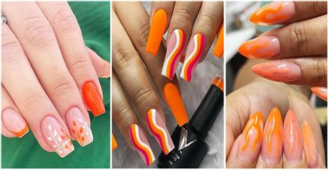 [UPDATED] 40 Neon Orange Nails