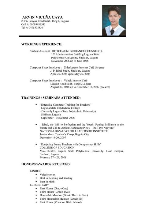 9 Resume Examples for College Students with Work Experience | Sample Resumes | Sample Resumes ...