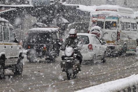 Kashmir Receives Fresh Snowfall: PICS