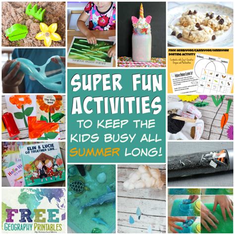 The Life of Jennifer Dawn: Super Fun Activities to Keep Kids Busy ALL Summer Long & Weekly Link ...