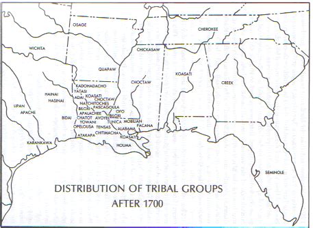 Map of American Indian Tribes 1700 Native early americans map maps ...