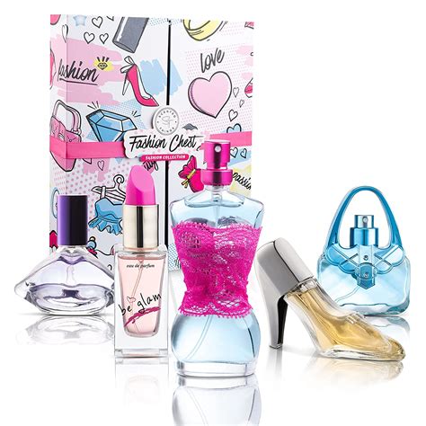 SCENTED THINGS Fashion Chest Assorted Scents Kids' Perfume, 5-Piece