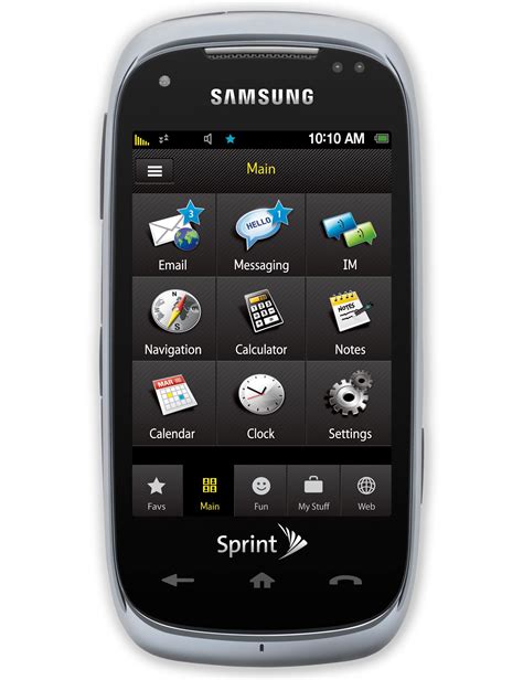 Samsung Instinct HD specs