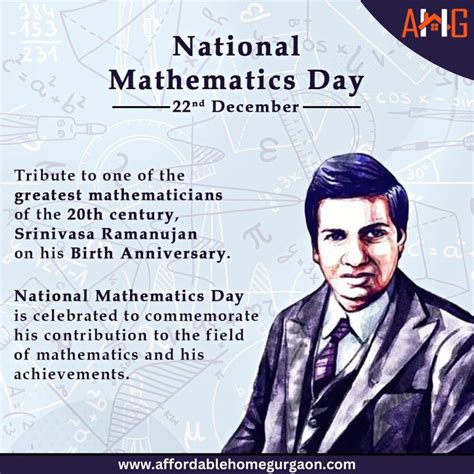 National Mathematics Day | Mathematics, Maths day, Importance of ...