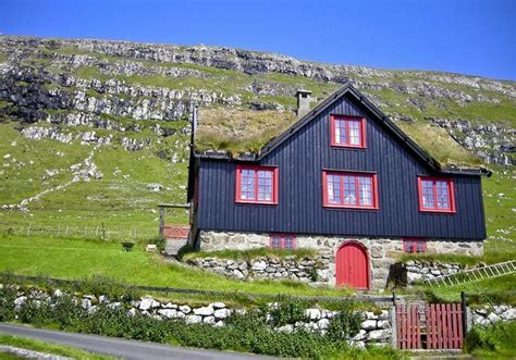 Denmark Art & Architecture Faroese Home by Hednaskald - Kirkjubøur ...