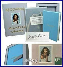 MICHELLE OBAMA SIGNED BECOMING DELUXE EDITION Book Autographed Withcoa 1st Edition | Autograph ...