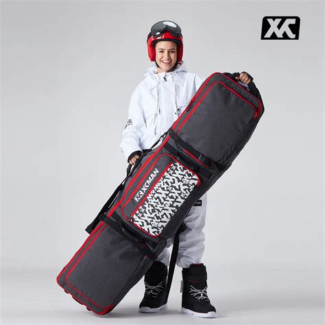 XCMAN Roller Snowboard Bag with Wheels Adjustable Length for Air Travel Extra Long/Wide/Deep ...