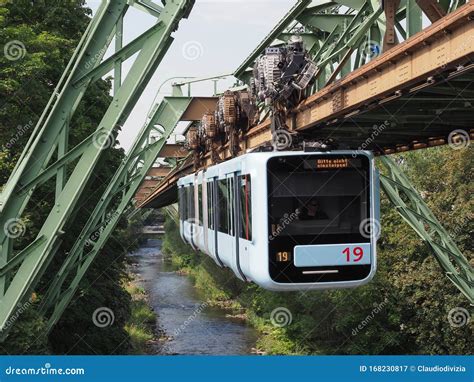 Wuppertaler Schwebebahn (Wuppertal Suspension Railway Editorial Image ...