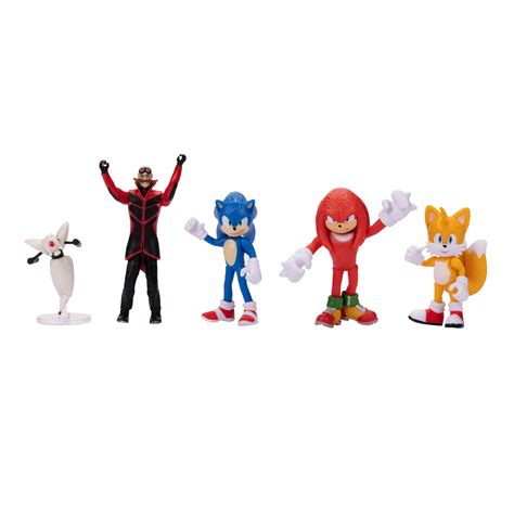 Sonic The Hedgehog Movie Figures Collection Sonic, Tails, Knuckles, Robotnik Buzz Bomber | lupon ...