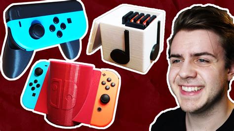 I 3D Printed 10 Custom Accessories for my Nintendo Switch - Infinite Bits - YouTube