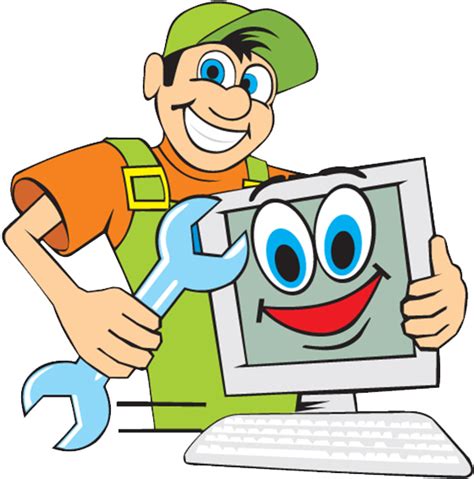 Download Image - Computer Repair Cartoon Clipart (#1726406) - PinClipart