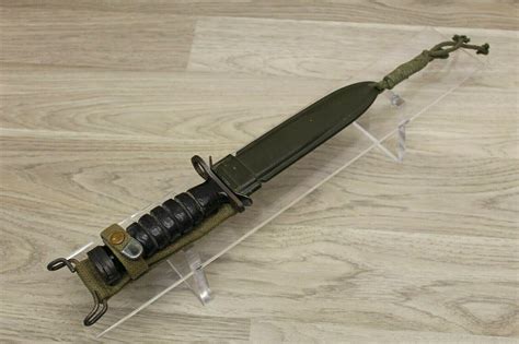 WWII USM4 Imperial M1 Carbine Bayonet Fighting Knife with Scabbard ...