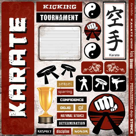 Scrapbook Customs | Karate Extreme Sticker