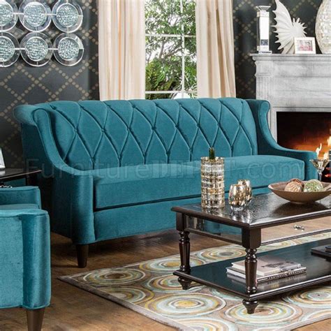 Limerick SM2882 Sofa in Dark Teal Fabric w/Options