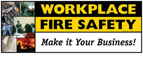 "Workplace Fire Safety: Make It Your Business!" Banner