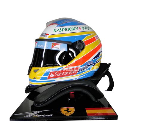 FERNANDO ALONSO 2013 F1 REPLICA HELMET FULL SIZE - CM Helmets